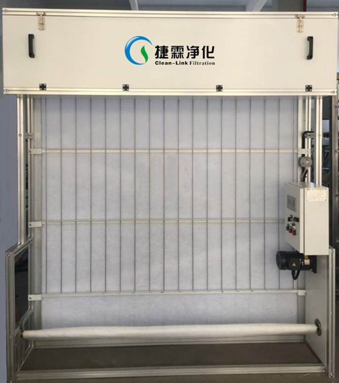自動(dòng)卷簾棉過濾器 自動(dòng)卷簾棉過濾器